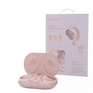 Écouteurs Bluetooth Devia OWS E3 – Haute autonomie & réduction de bruit
